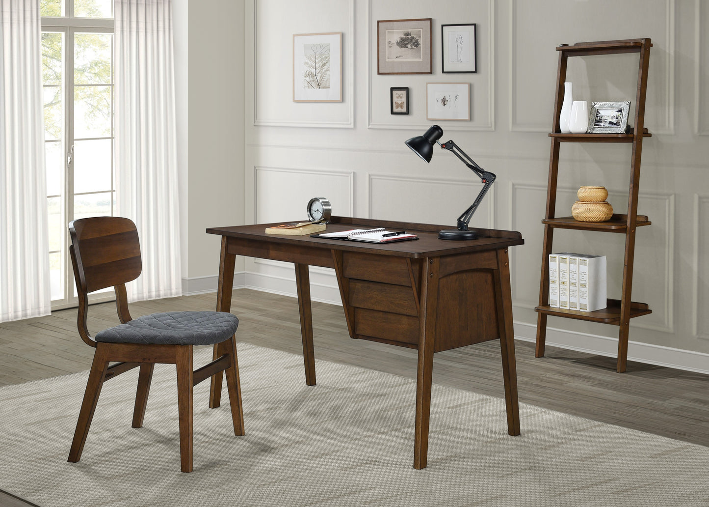 Solid Rubberwood Writing Desk
