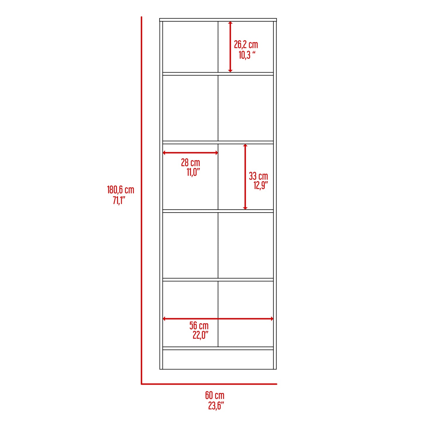 Storage Max Cabinet - Espresso / Black