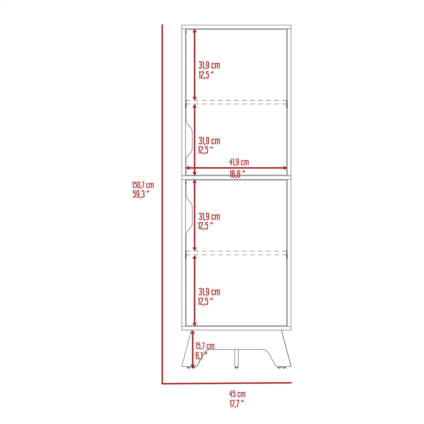 Microwave Cabinet