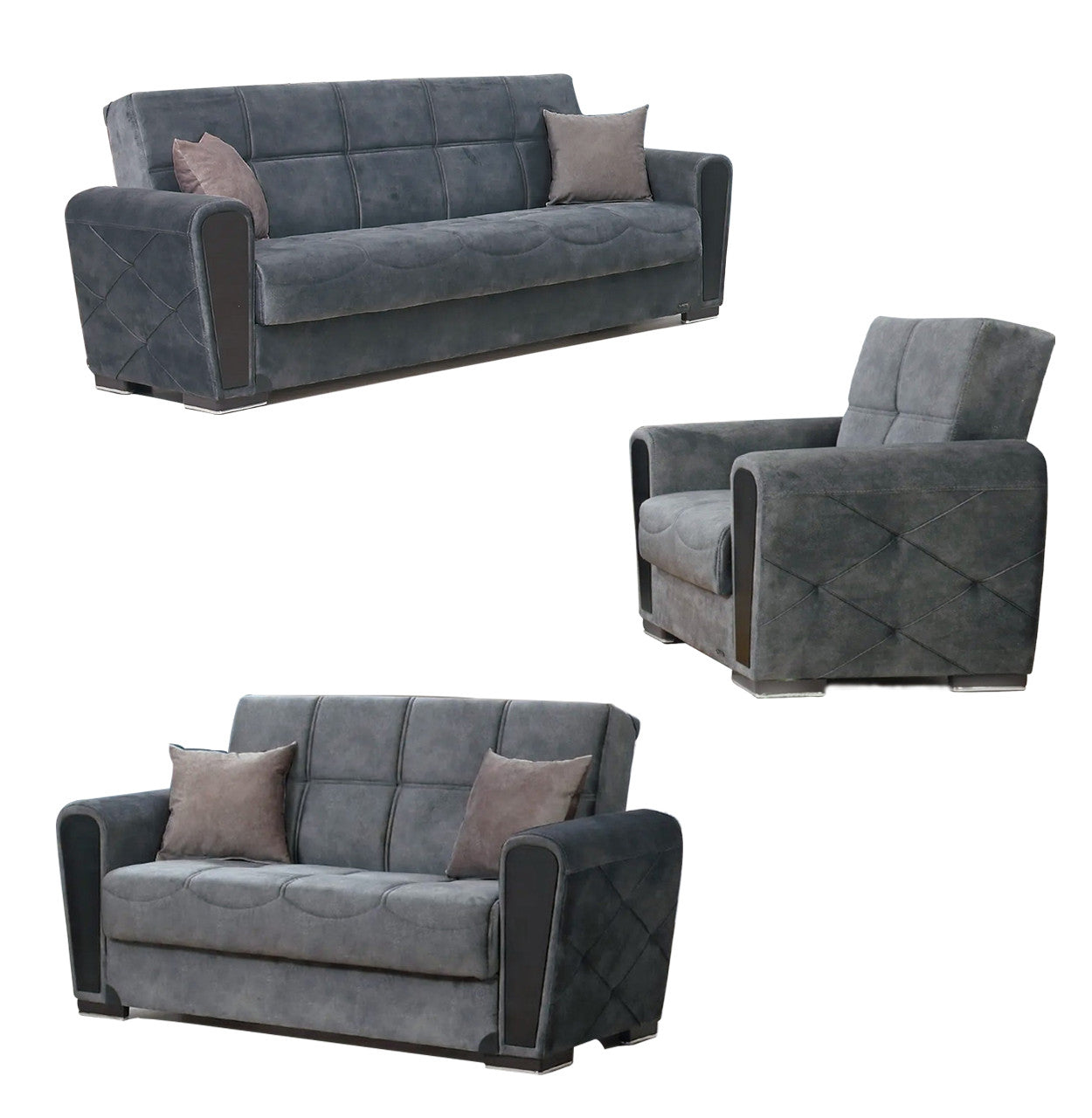 Alex Gray Fabric Chair