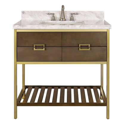 Carrara Marble BathroomVanity