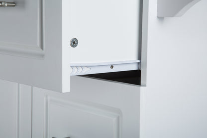 Savvy Kitchen Island & Kitchen Cart - White