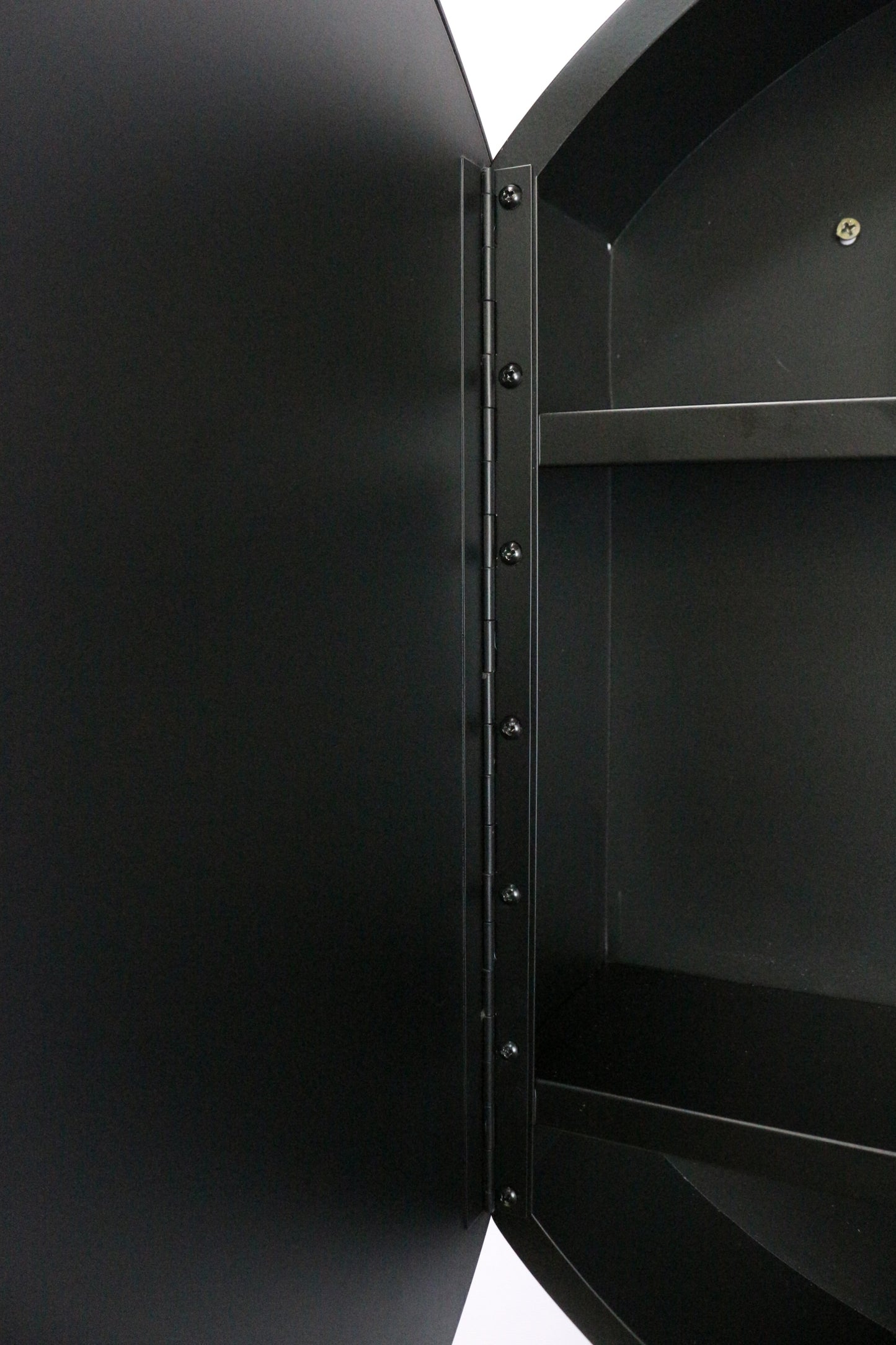 Round  Metal Framed Medicine Cabinet with Mirror