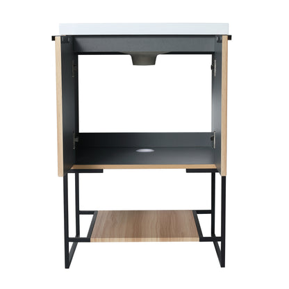 Freestanding Bathroom Vanity With Resin Basin