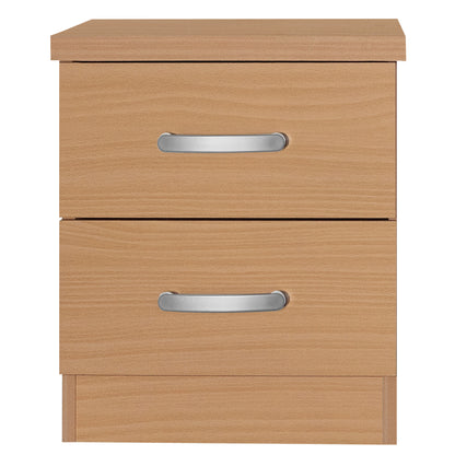Go Green Woods Cindy Faux Wood 2 Drawer Nightstand