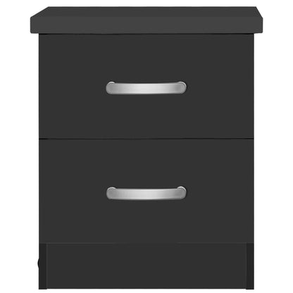 Go Green Woods Cindy Faux Wood 2 Drawer Nightstand