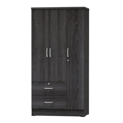 Go Green Woods Symphony Wardrobe Armoire Closet with Two Drawers