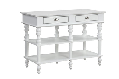 Prep-Master Kitchen Island - White