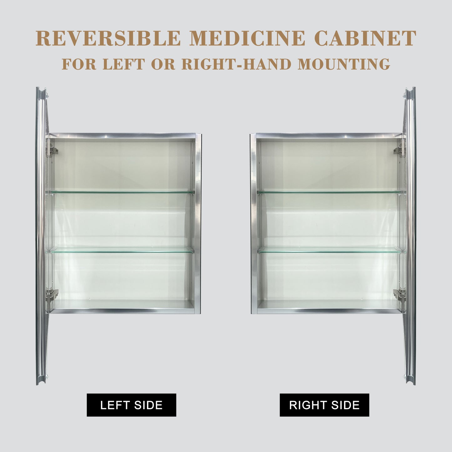 Maximizer Medicine Cabinet with Mirror  bathroom