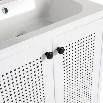 Freestanding Bathroom Vanity With Gel Sink