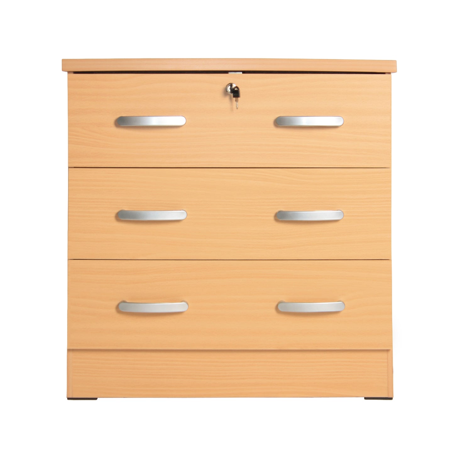 Go Green Woods Cindy Wooden 3 Drawer Chest Bedroom Dresser