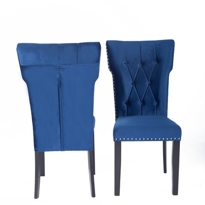 Go Green Woods La Costa Velvet Tufted Dining Chair Set of 2