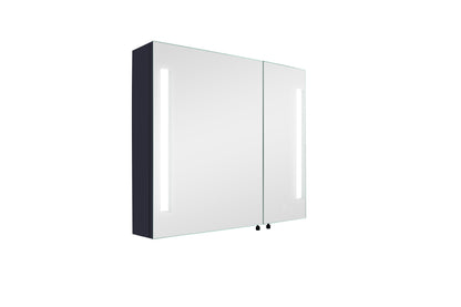 LED Mirror Medicine Cabinet - Black