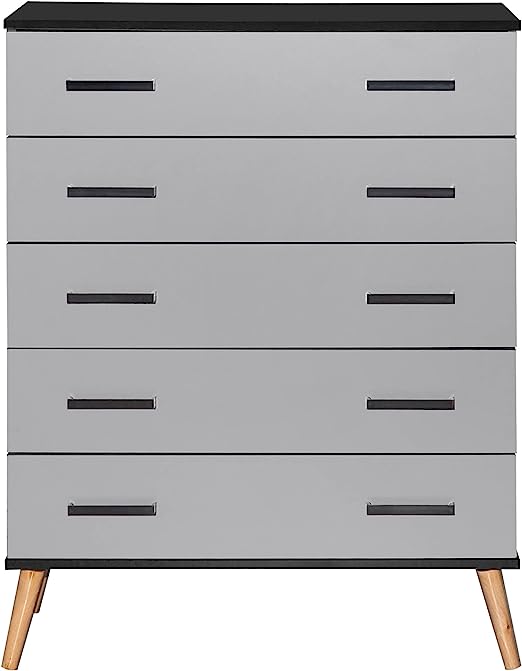 Go Green Woods Eli Mid-Century Modern 5 Drawer Chest
