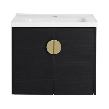 24 Inch Soft Close Doors Bathroom Vanity With Sink