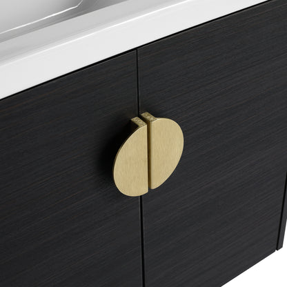 24 Inch Soft Close Doors Bathroom Vanity With Sink