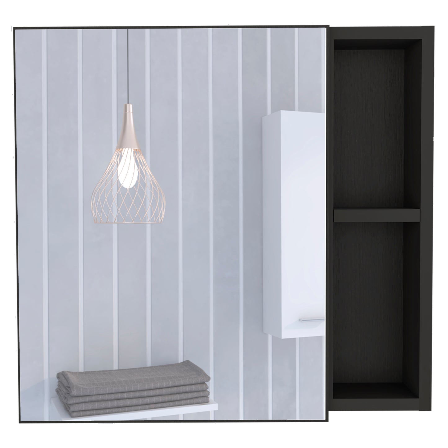 Oman Medicine Cabinet - Black