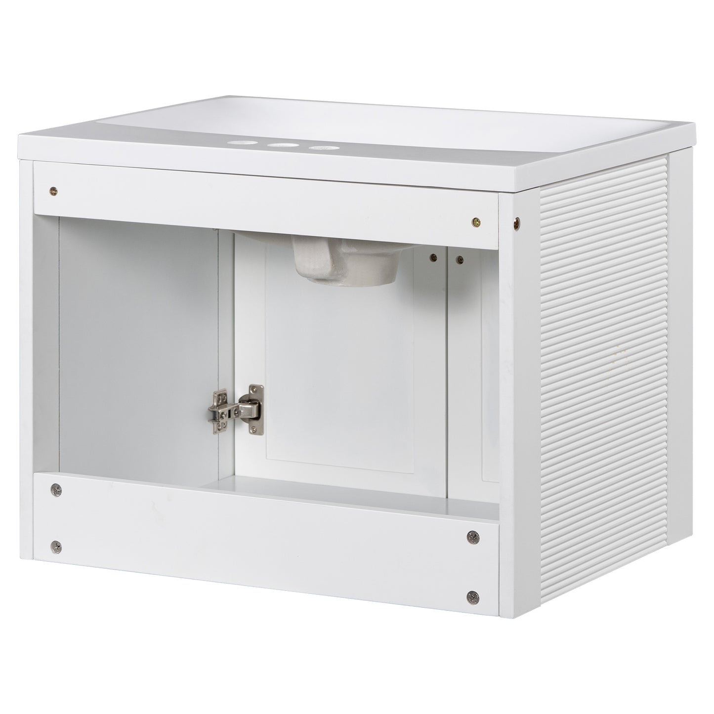 Bliss Bathroom Vanity with Ceramic Basin, Two Shutter Doors