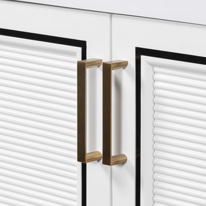 Bliss Bathroom Vanity with Ceramic Basin, Two Shutter Doors