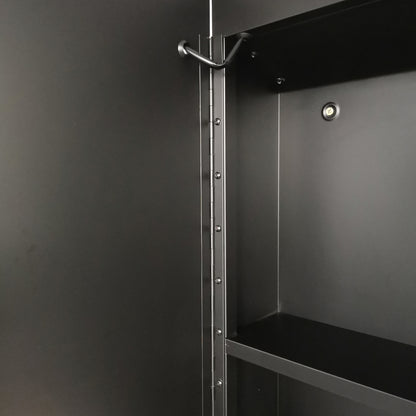 LED Mirror Medicine Cabinet - Black
