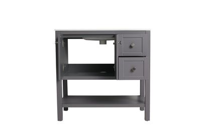 Bathroom Vanity With Soft Close Drawers and Gel Basin