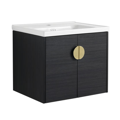 24 Inch Soft Close Doors Bathroom Vanity With Sink