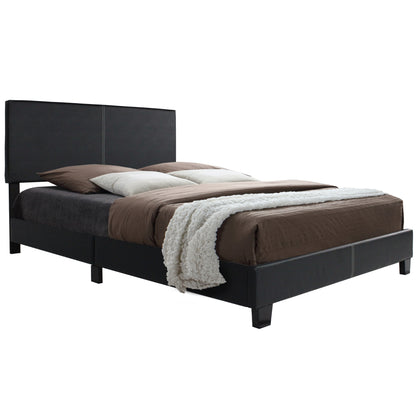 Go Green Woods Nora Faux Leather Upholstered Full Panel Bed