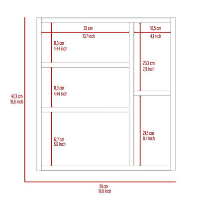 Oman Medicine Cabinet - White