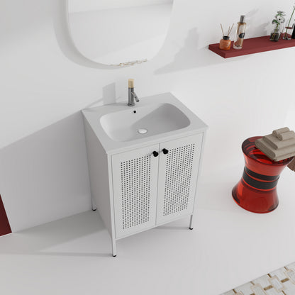 Freestanding Bathroom Vanity With Gel Sink