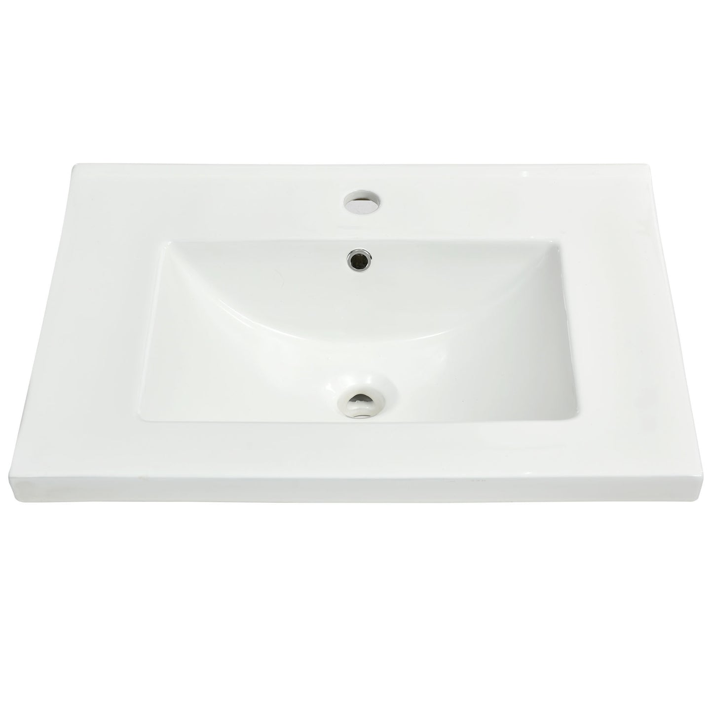 Freestanding Bathroom Vanity Cabinet with  Ceramic Basin Sink