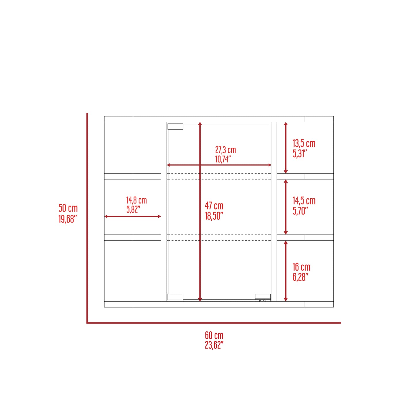 Milan Medicine Cabinet - White