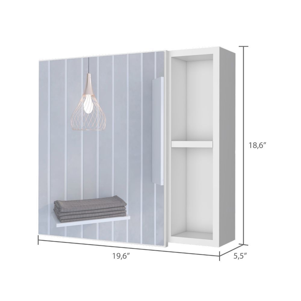 Oman Medicine Cabinet - White