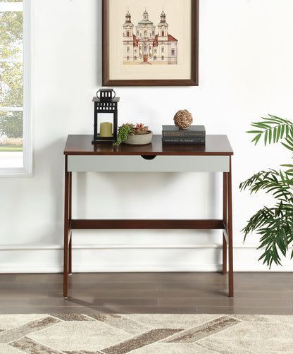 Hilton Desk - Espresso & Gray