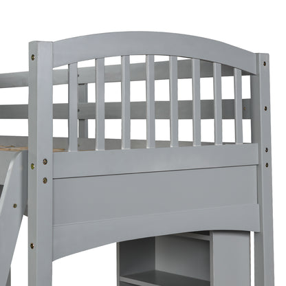 Gray Haven Loft Bed