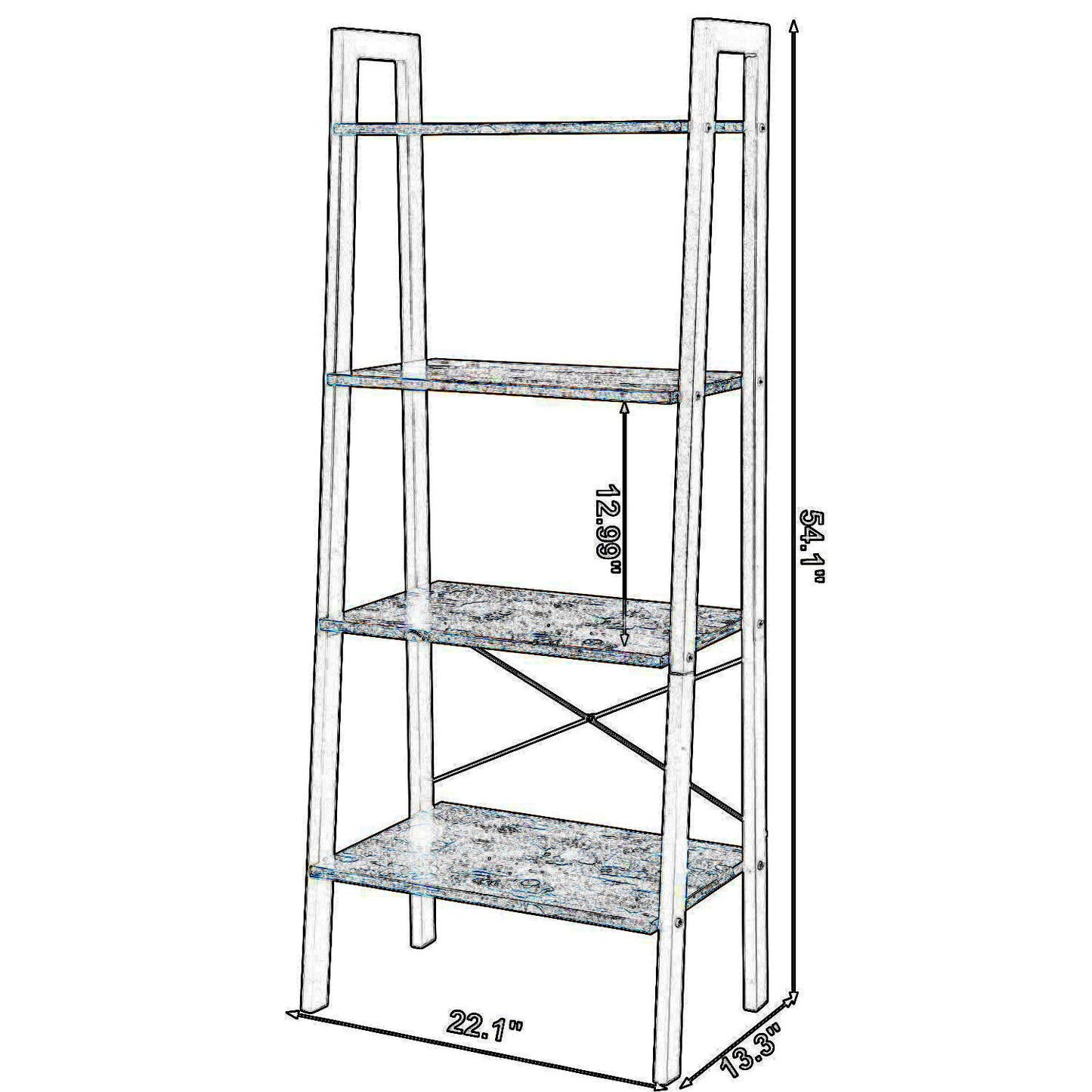 Iron wood Shelf