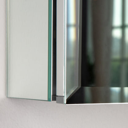 Elegant Reflections Double Door Mirror Medicine Cabinet