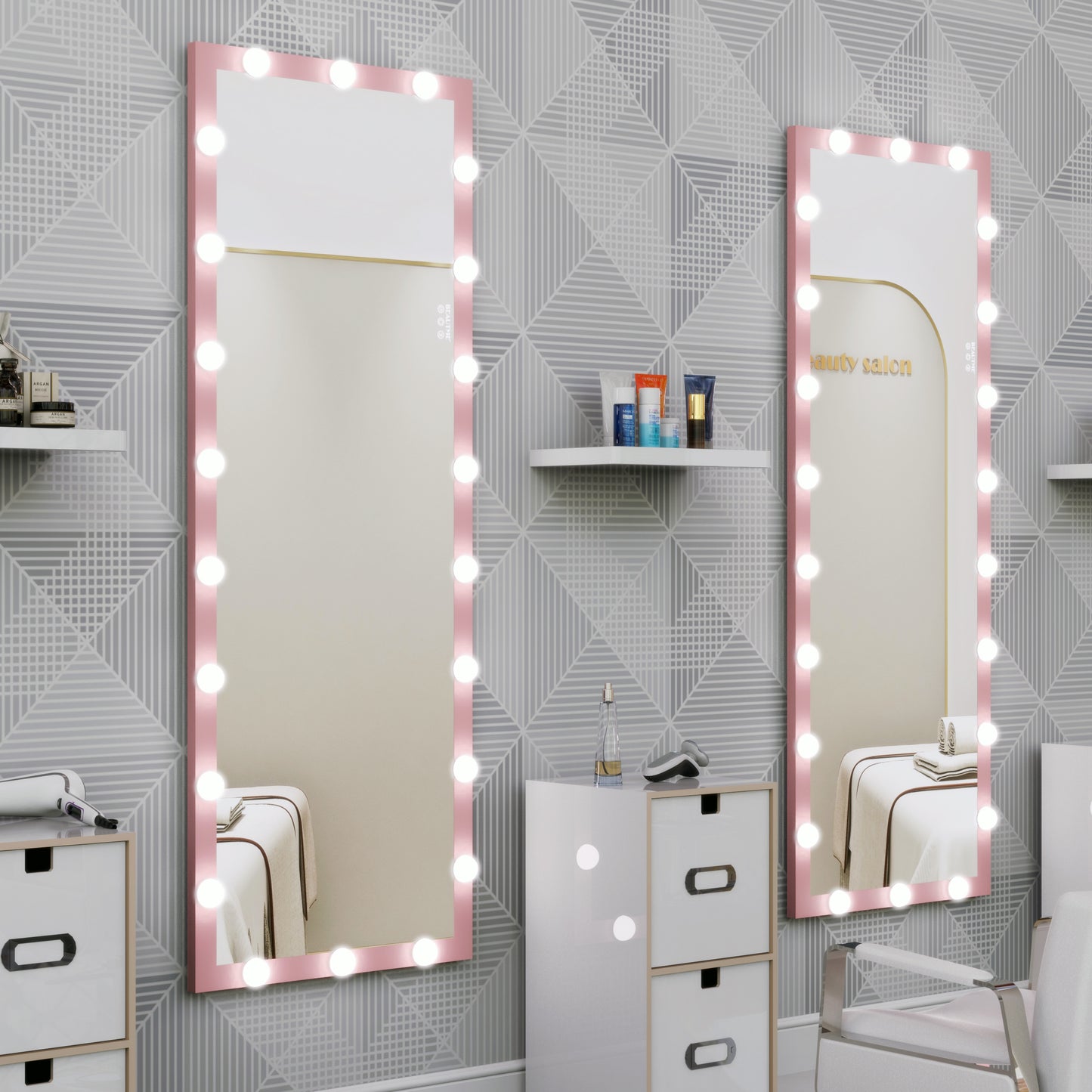 GlamourGlow Full-Length Mirror