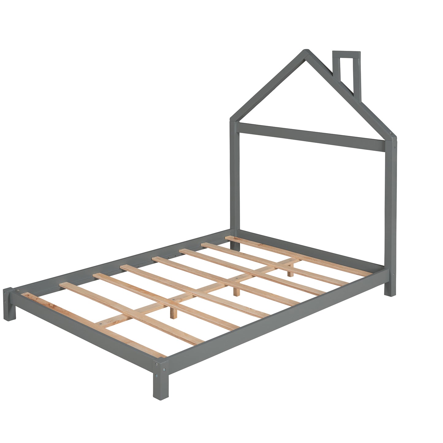CozyHaven Gray House Bed
