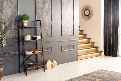 Ladder Bookshelf - Grey