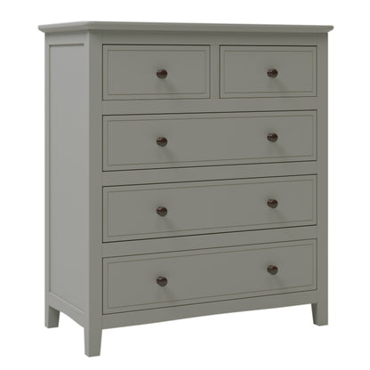 Elegant Graywood 5-Drawer Chest