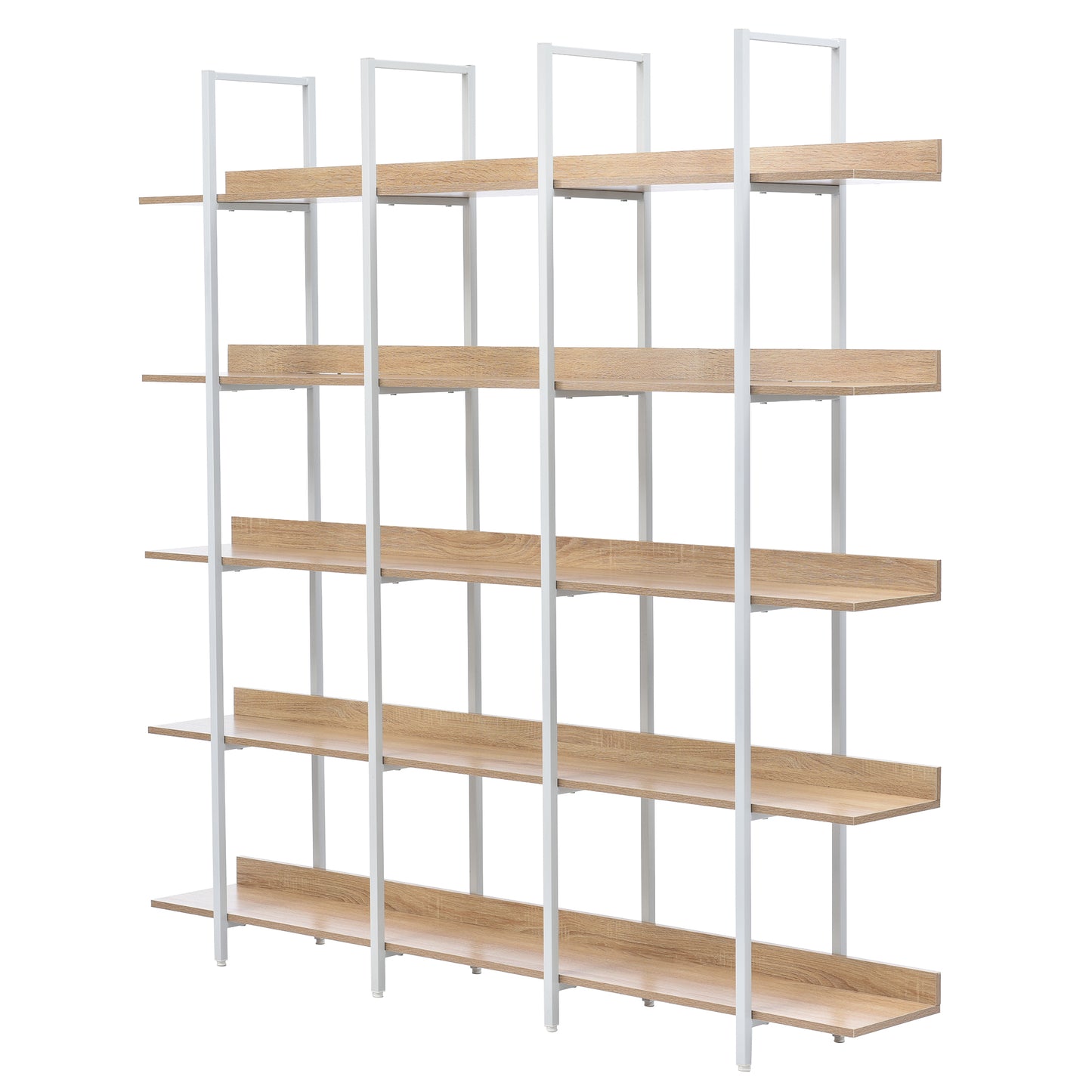 Vintage Industrial Style Shelf - Oak
