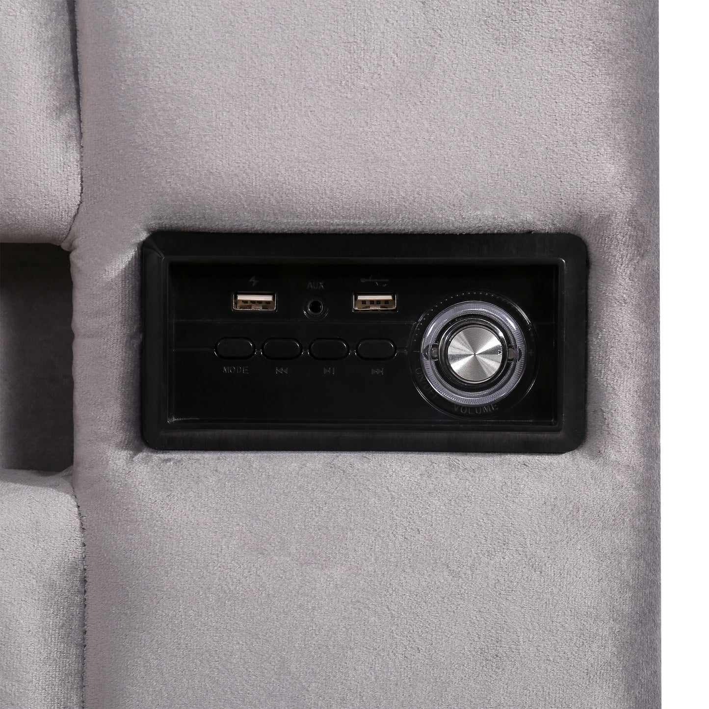 Luxury Dream Bed - Queen Size with LED light, Bluetooth Player and USB Charging