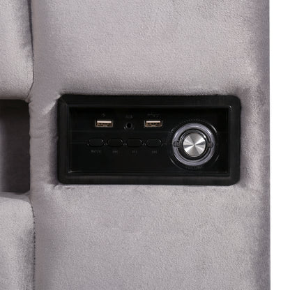 Luxury Dream Bed - Queen Size with LED light, Bluetooth Player and USB Charging