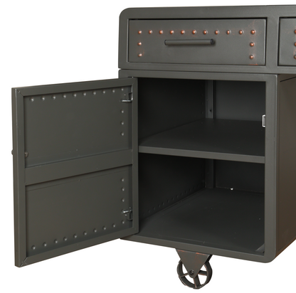 Actaki Desk in Sandy Gray