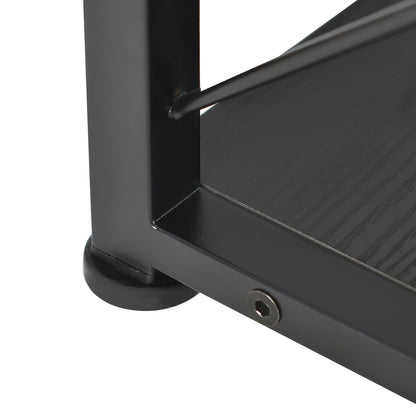 L-Shaped Corner Bookcase - Black