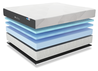 Amstar Cool 10" Aero Gel Memory Foam Mattress - King
