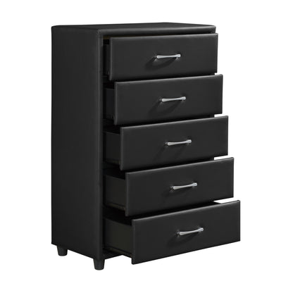 Elegant Ebony Chest of Drawers