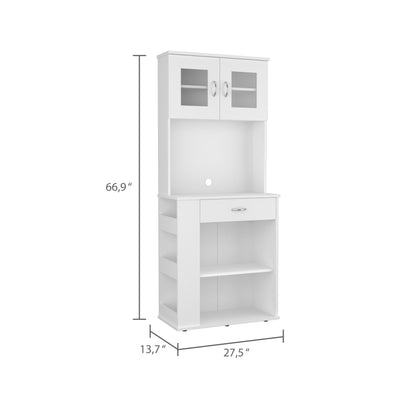 Bella Pantry Cabinet - White