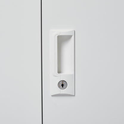 Secure Guard Storage Metal Cabinet - White