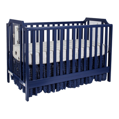 Nautical 3-in-1 Convertible Island Crib - Navy Blue